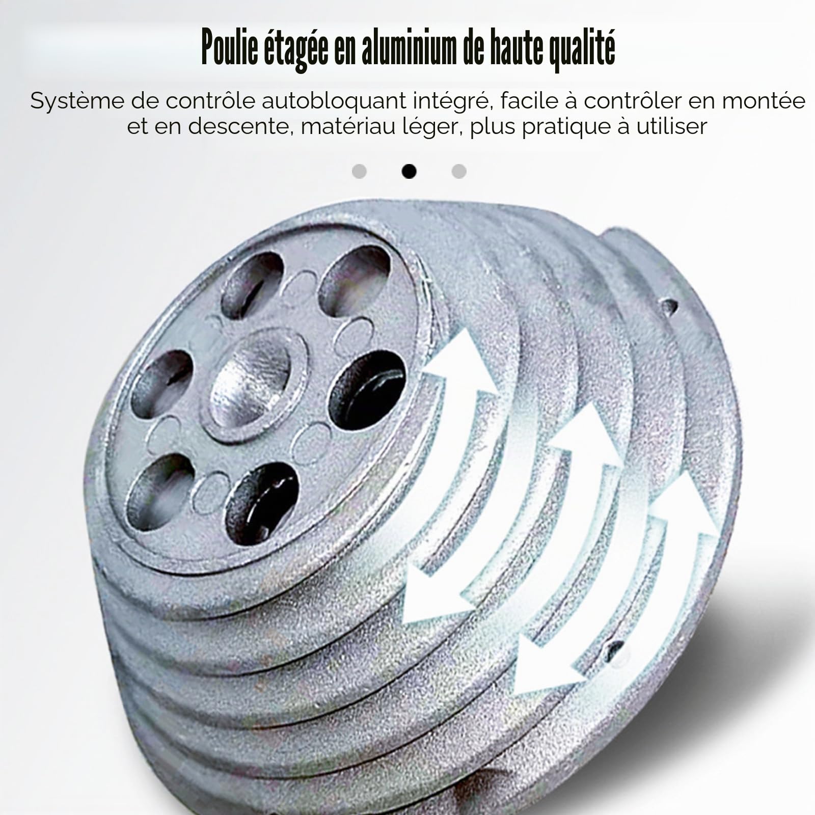 Équilibreur à Ressort Rétractable 3-5 kg, Equilibreur à Ressort 1,5m de Hauteur de Levage avec Fil Acier Epais et Crochet Equilibrage à Ressort en Métal pour Ateliers et Usines