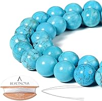 Vista 71 de Cuentas Beadnova redondas de ónix negro de 4 mm, sueltas, para hacer joyas (90-92 piezas)