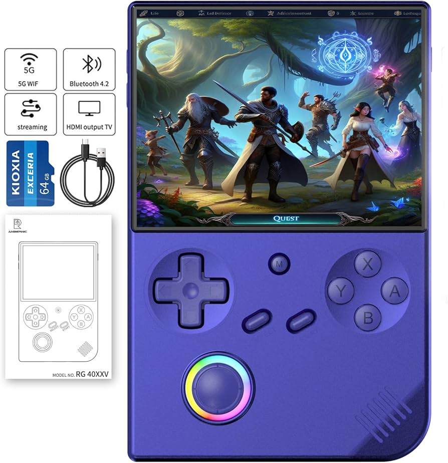 Amazon.com: RG40XX V Handheld Game Consoles RG40XXV Retro Game