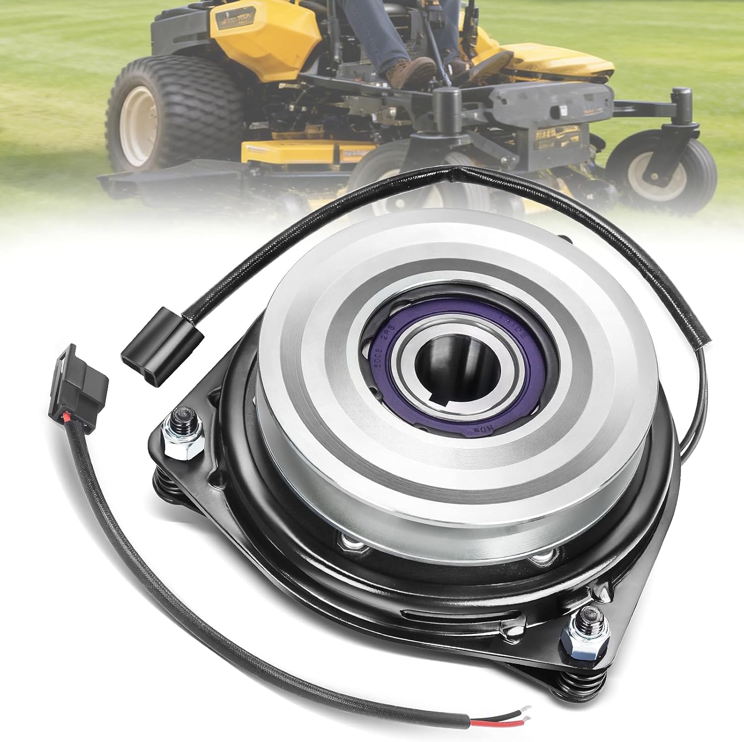 High-Torque Upgrade 01001979P PTO Clutch Fits Cub Cadet (Tank/Recon/M/ZT Series), Kubota TG1860/G & MTD MMZ Zero-Turn Mowers, Replace 01001979P, 1001979P, PET-0621