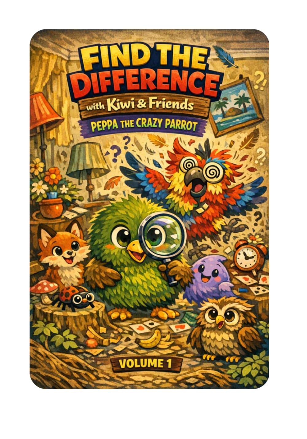 Find the difference with Kiwi & Friend: Peppa the Crazy Parrot