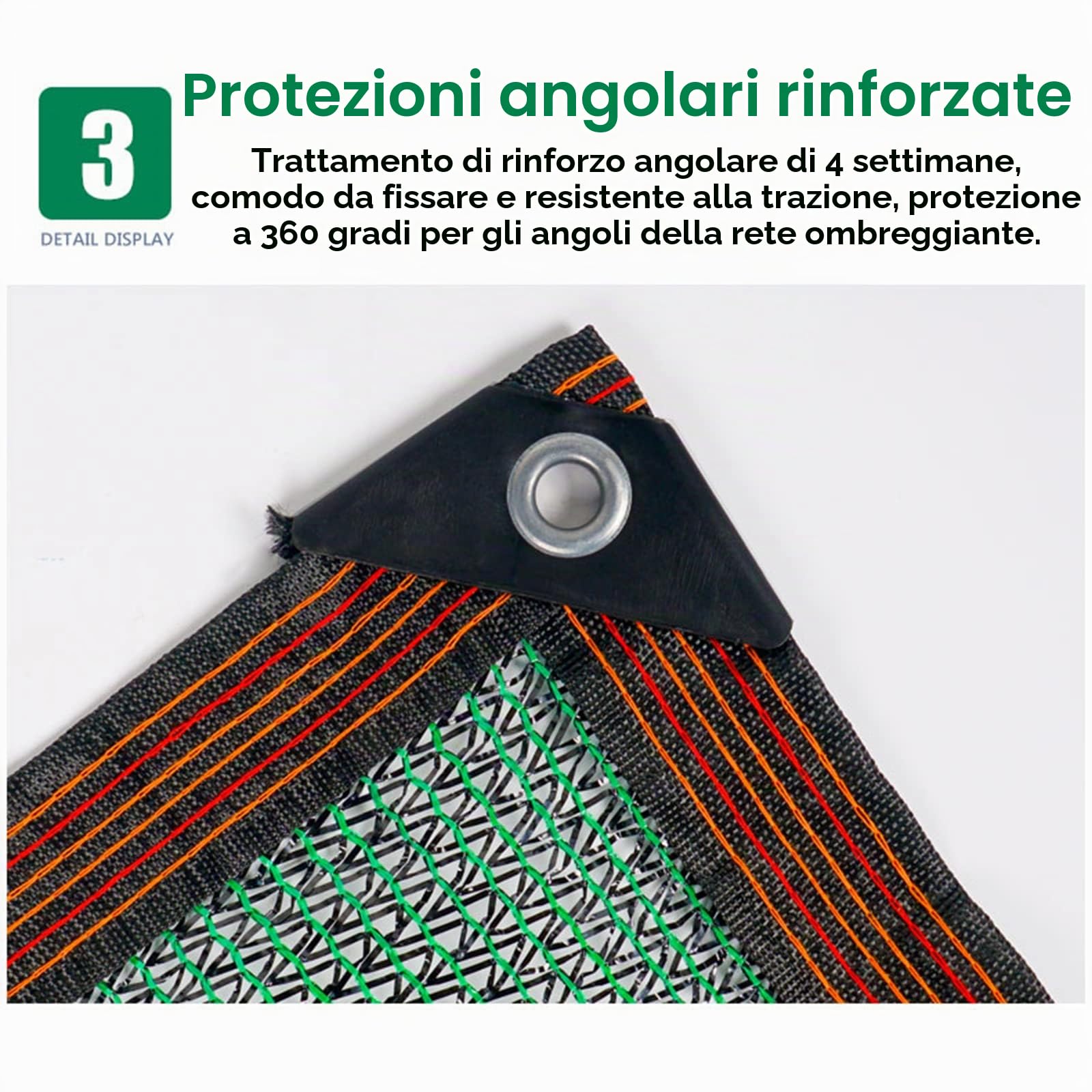 40% Rete Solare Verde,3X8m 4x6m 5x10m 8x8m Rete Ombreggiante Con Occhielli, Facile Da Installare, Telo Ombreggiante Per Serra, Rete Resistente Ai Raggi UV Per Piante Di Fiori Da Giardino(Size:3X3M)