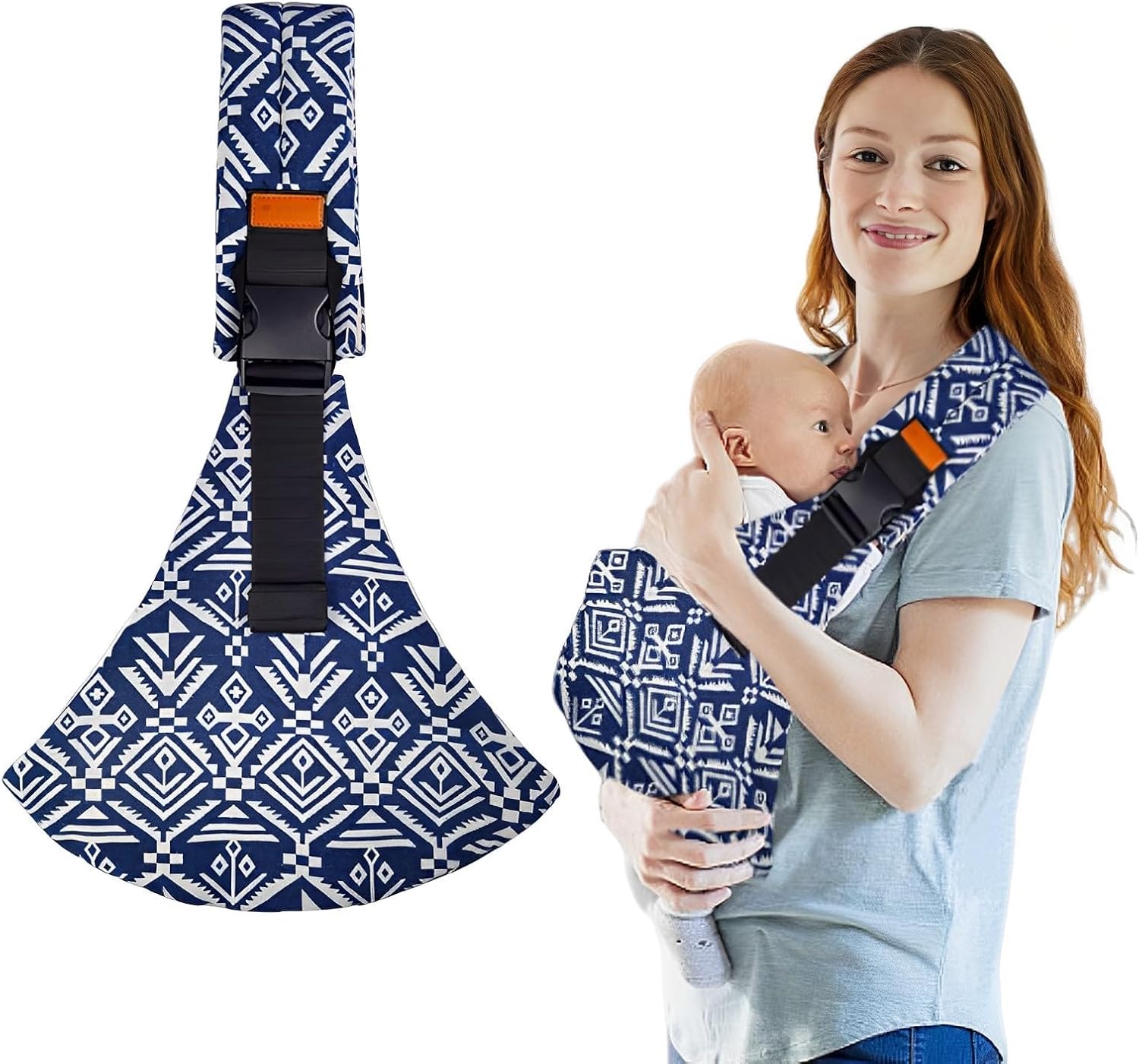 Baby Sling Carrier Baby Carriers from Newborn, Infantino Baby Carrier Newborn to Toddler, Toddler Sling Toddler Carrier Adjustable Comfortable Shoulder Comfortable for Outdoor Portable
