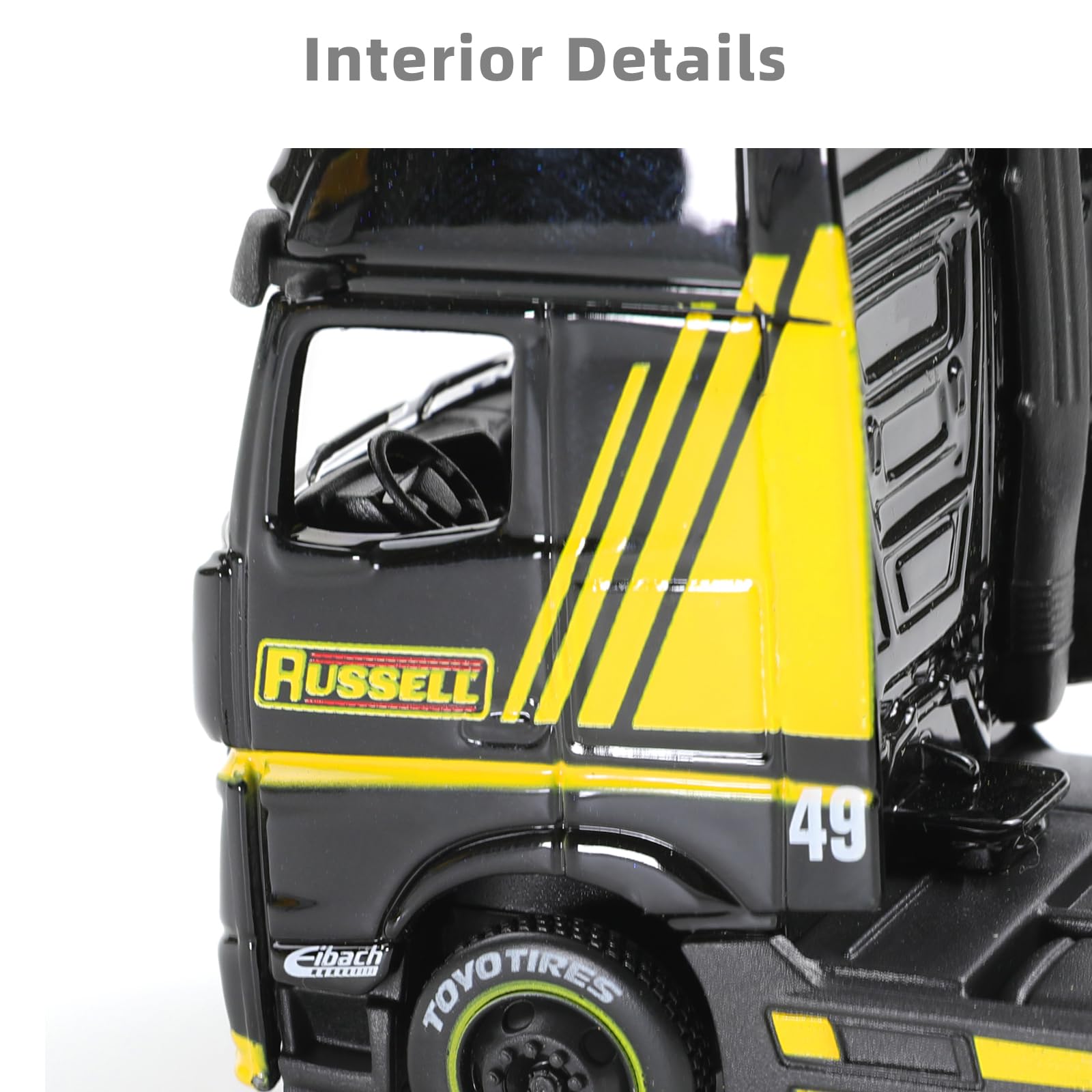 Amazon.co.jp: Risopen 1/64スケール Ben Actros1851 大型トラック