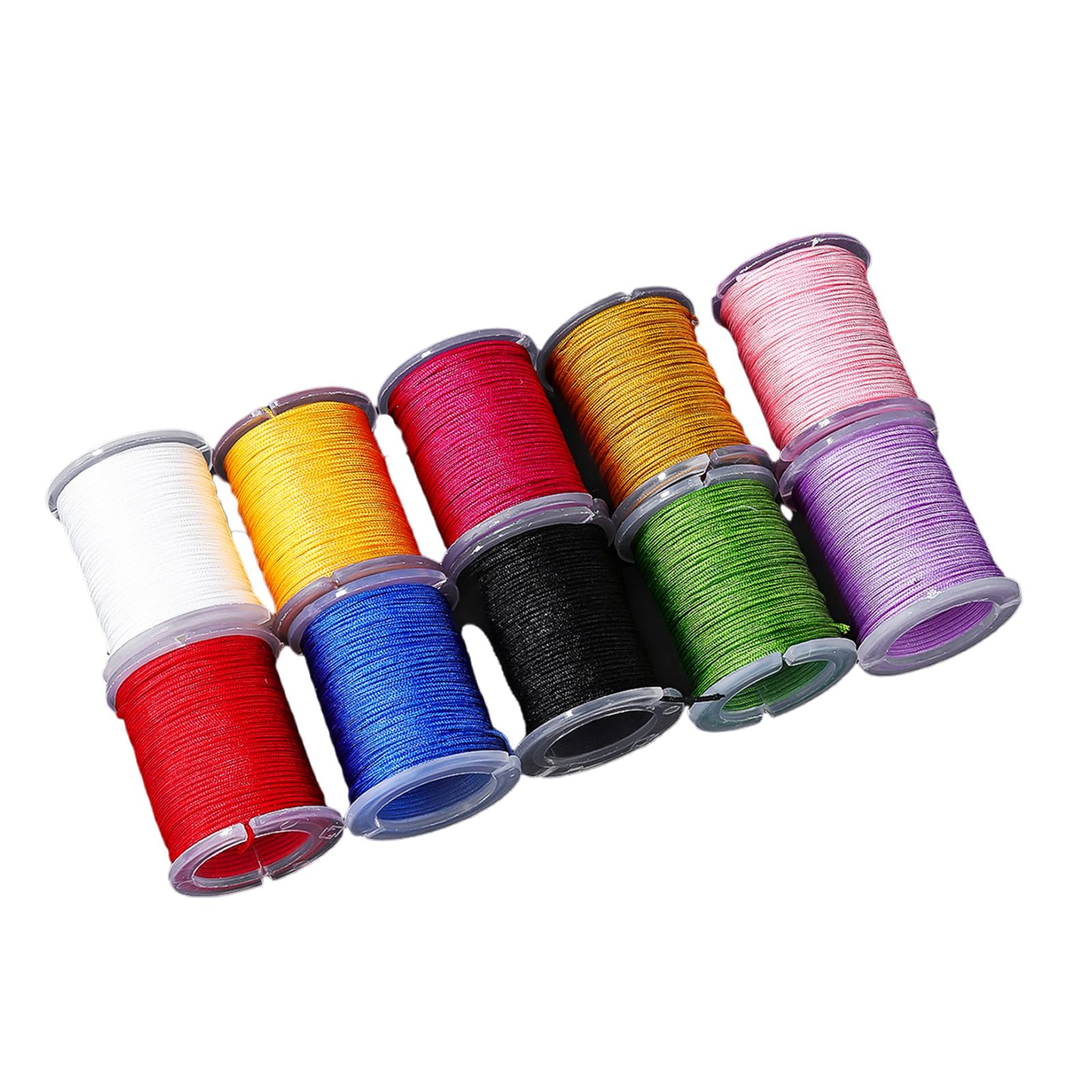 Qusinfc 1 10 Rolls Stretchy Jewelry String Soft Elastic Cord for Bracelets, Necklaces & Craft Projects Jewelry Making Cord