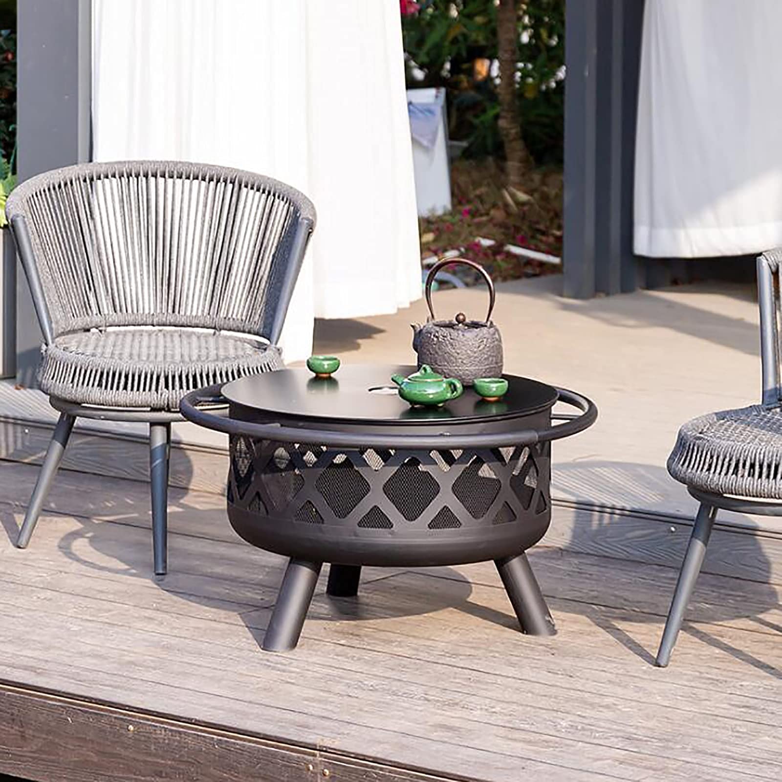 Pozo De Fuego Para Patio De Home Depot Fire Pits The Home Depot
