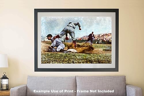 Miniatura 7 de Ty Cobb Georgia Peach Detroit Tigers MLB Baseball Tyrus Raymond HOF Hall of Fame Art Print 1MC1 CHOICES 8x10-40x50