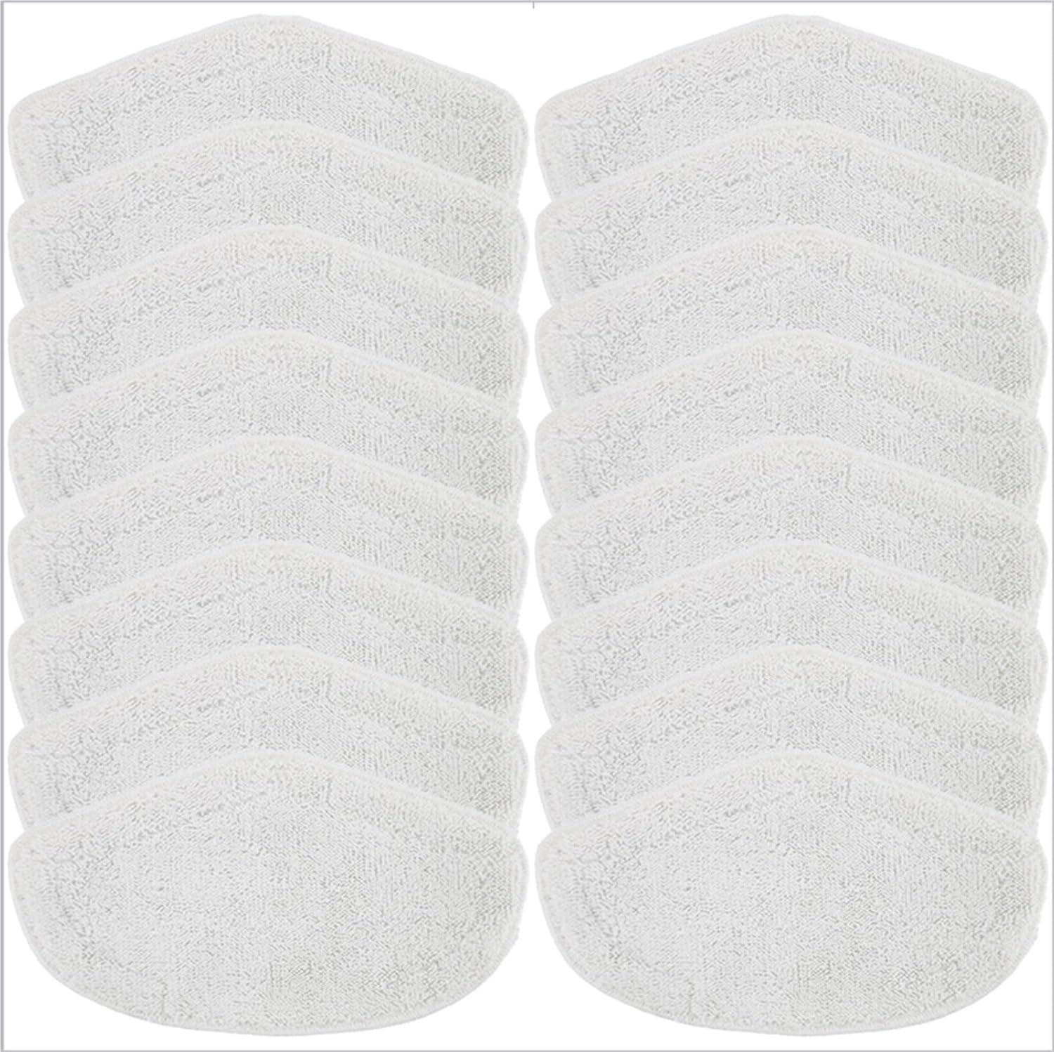 Washable Mop Rags，Compatible For Polti Kit，Compatible For Vaporetto， PAEU0332 Steam Vacuum Cleaner Mops Cloth Replacement Parts Accessories(16pcs)