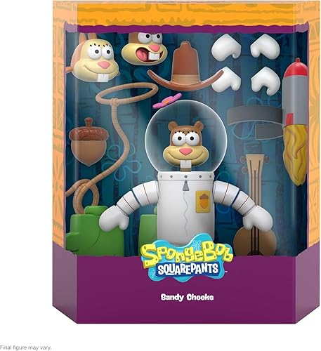 Super 7 Bob Esponja Squarepants Sandy Cheeks Ultimates Figura de acción disponible en Yaxa Colombia