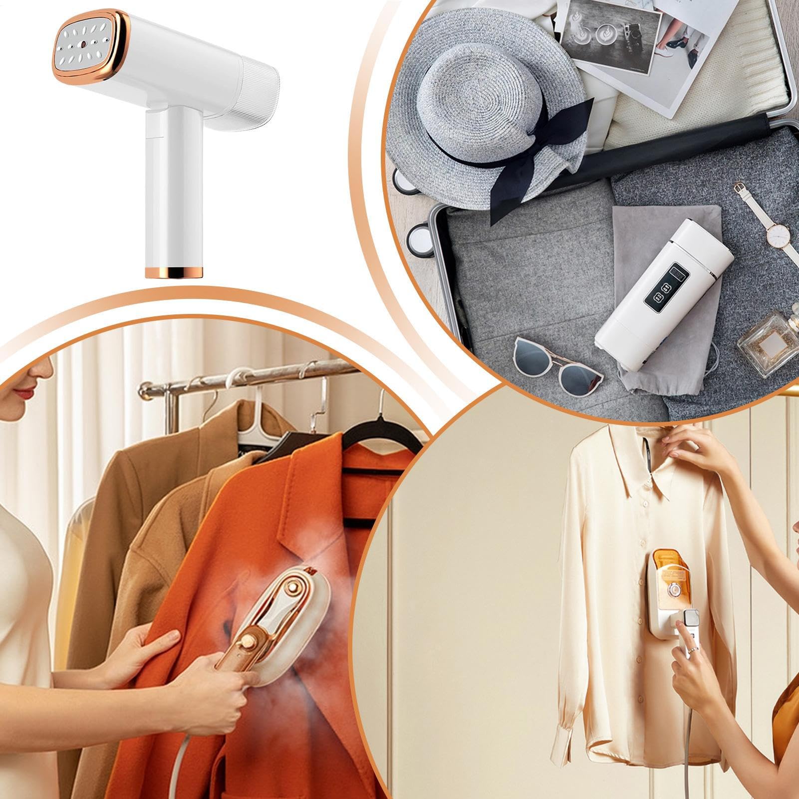 Stireria Manuale Portatile Stiravapore Pieghevole Per La Casa | Stiratura Immediata Indumenti Calore Vapore Per Viaggi Hotel Appartamento Università