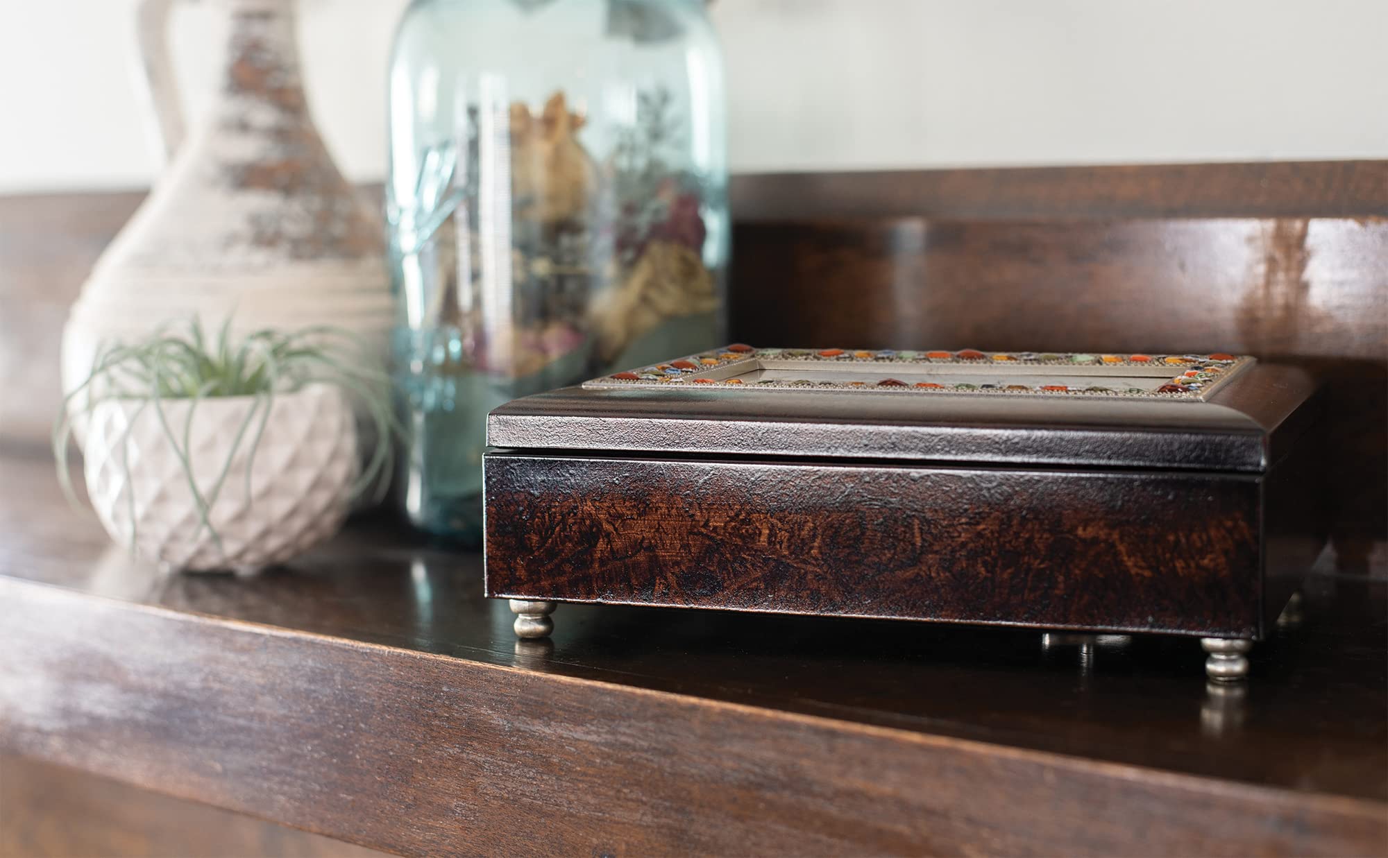 The Perfect Sister Italian Style Musical Jewelry Box by Cottage Garden by Cottage Garden
