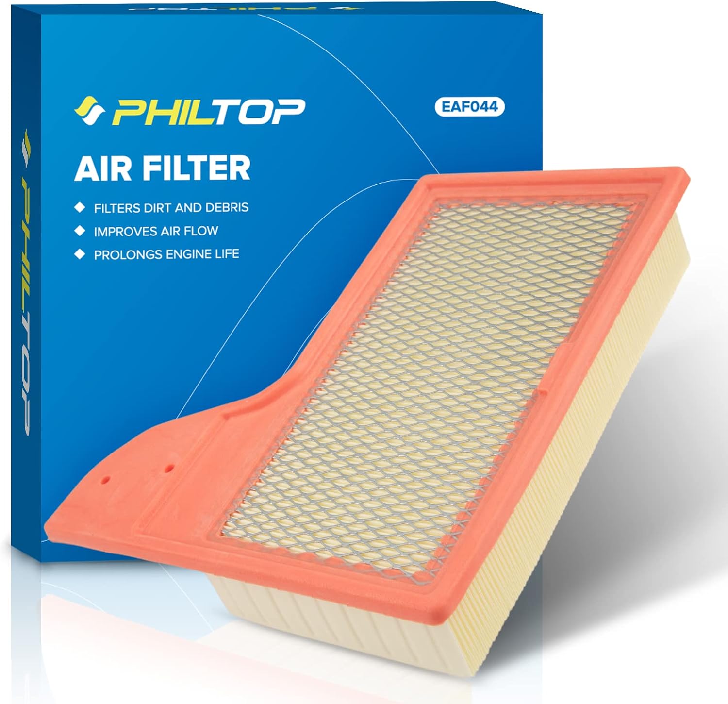 PHILTOP Engine Air Filter, Replacement for Mustang, CA11958