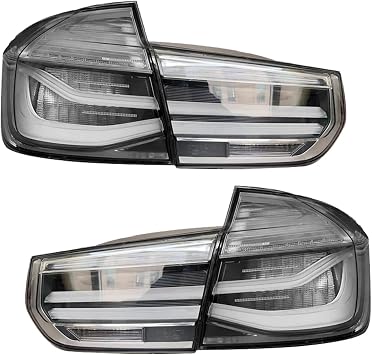 Car Tail Light Compatible for BMW 3 Series LCI F30 F35 Taillight 2012-2017 MP Signal Lamps Custom Clear Brake Reverse Tail Light Assembly