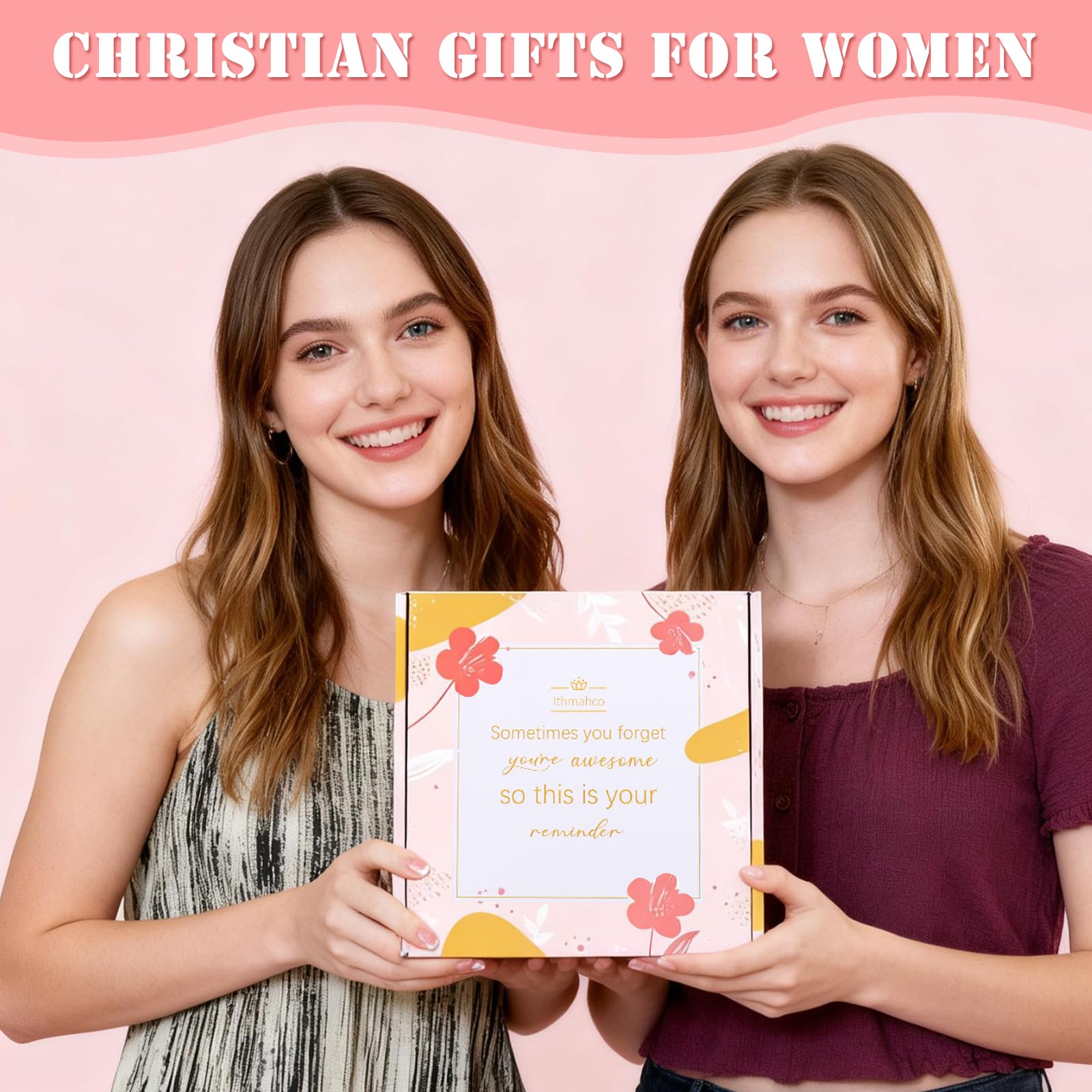 Christian Gifts For Women, Religious Gift, Christian Mothers Day Gifts For Women Faith, Birthday & Inspirational Spiritual Present For Mom, Bestie, Bff, Sister With Spa Set, Tumbler, Candle, Socks