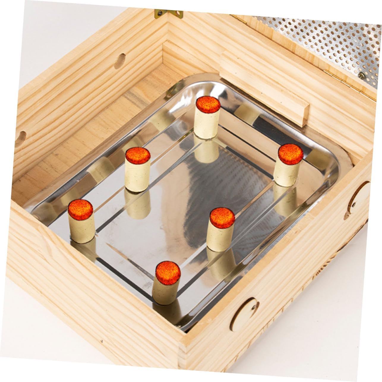 Portable Box Scald Burner for Durable Smooth Surface for Neck Back and Abdomen Treatment Health Present
