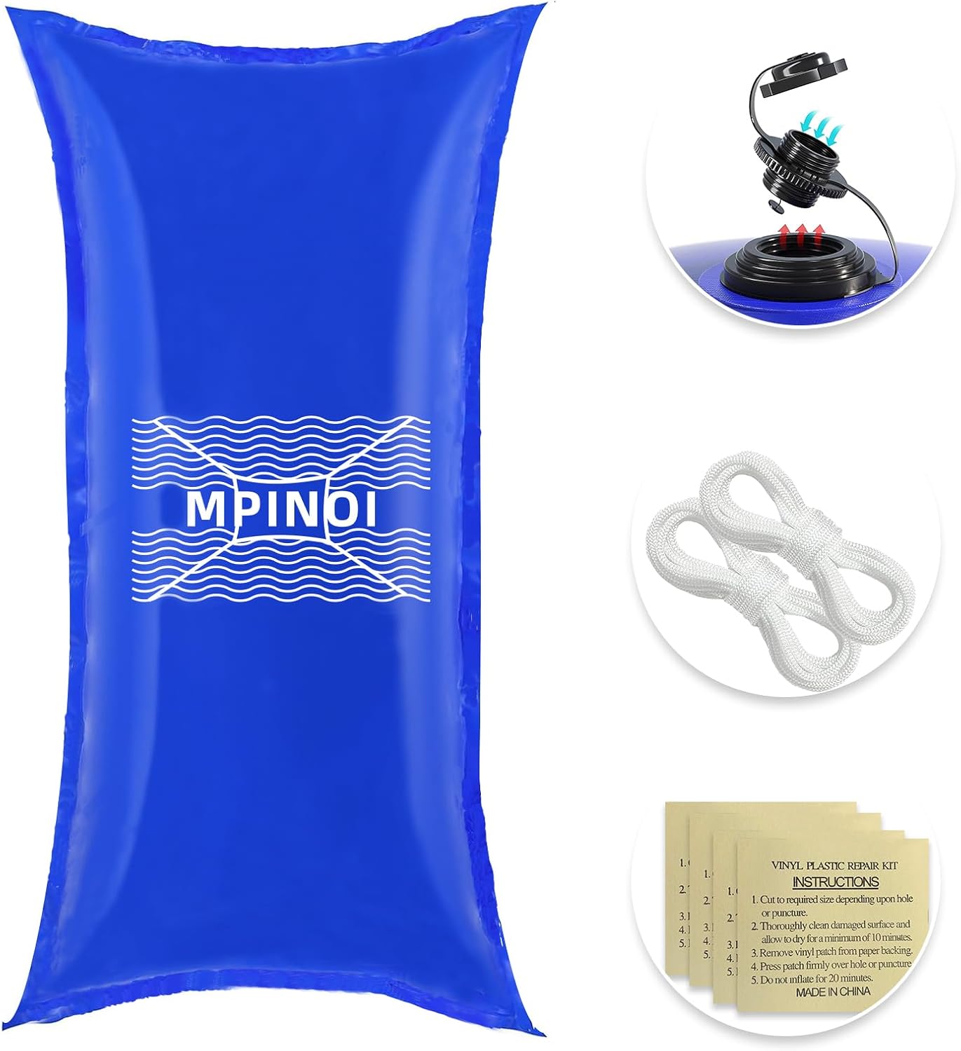 MPINOI Pool Pillows for above Ground Pools 4 x 8 Ft Pool