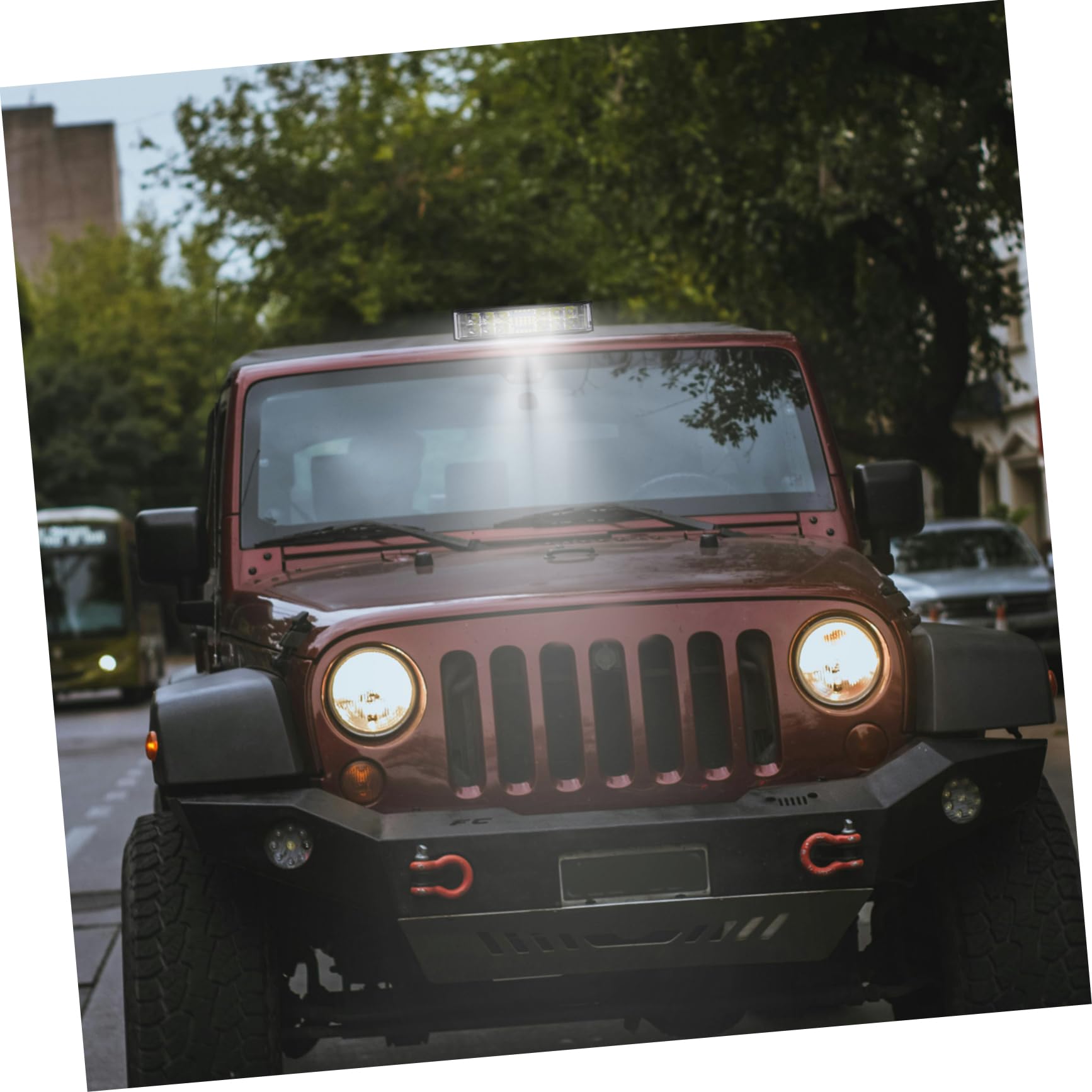 1Paio Luci LED per Professionali Lampade Anteriori per Illuminazione per Guida Notturna e Off Road Facile Installazione