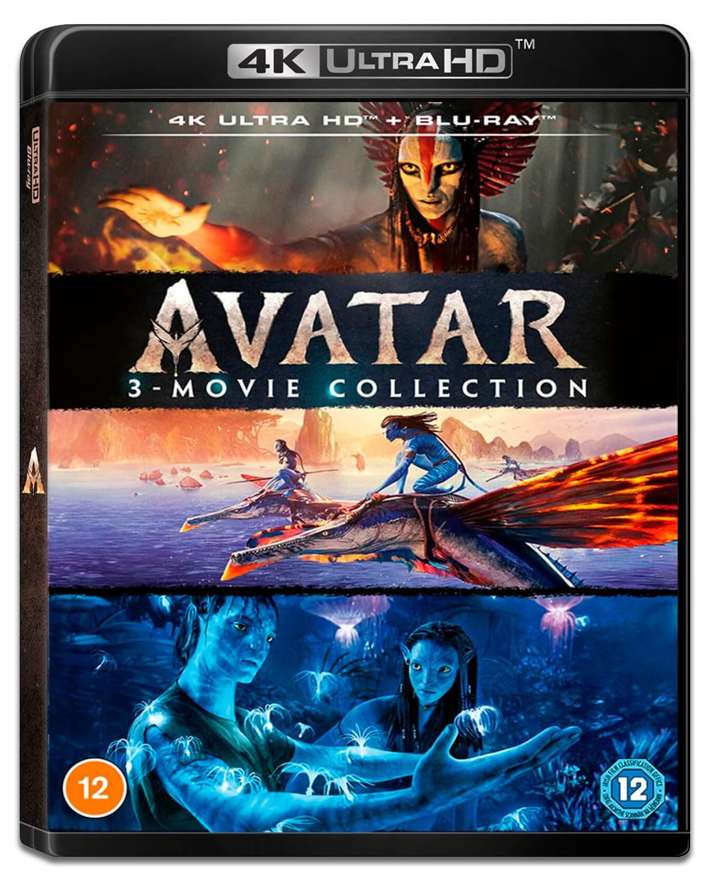 Avatar: 3-Movie Collection (Avatar / Avatar: The Way of Water / Avatar: Fire and Ash) [6-Disc Set] [4K UHD + Blu-ray] [Region Free]