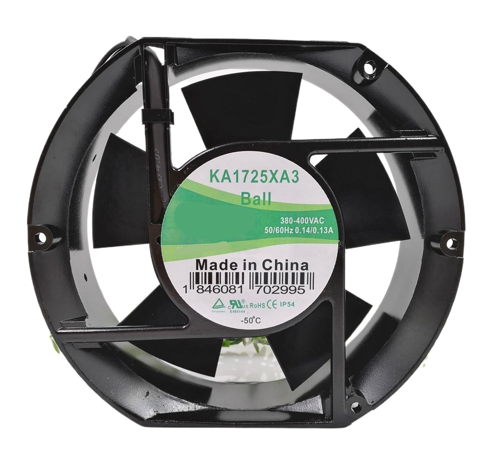 Lzikkgki One Color Ka1725xa3 Ac 380V 0.14A 172X150x50mm 2-Wire Cooling Fan