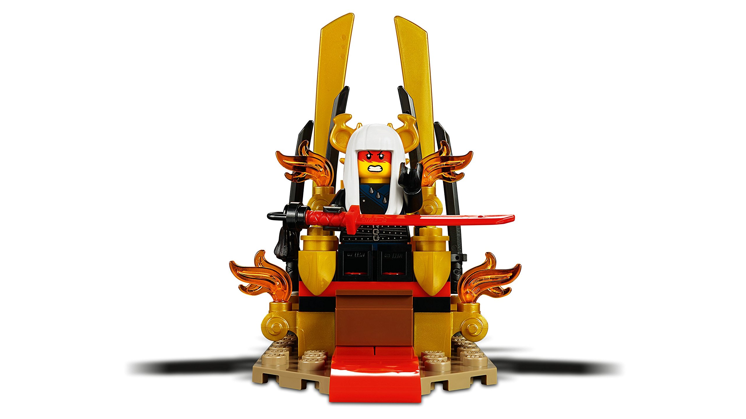 lego ninjago duelo en la sala del trono