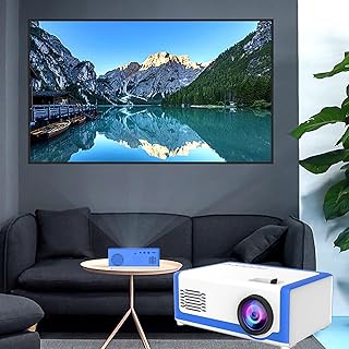 1080P Projector Full HD, Mini Portable Projector, Outdoor Movie Projector Home Movie LED Video Projector, Movie Projector With USB Interface And Remote Control