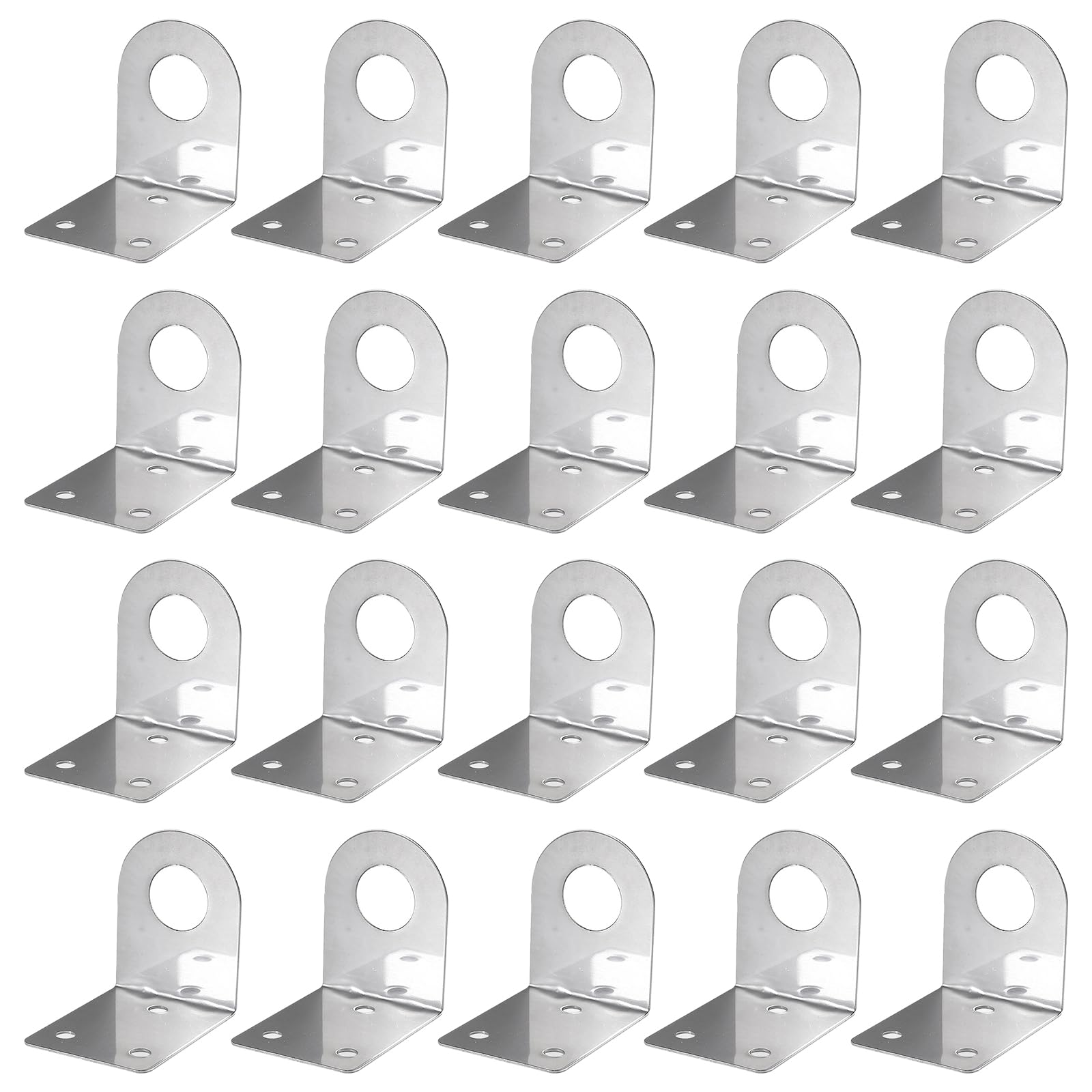 Msioytog B 20Pcs Stainless Steel Faucet Mounting Racket Hanging Plate Athroom Water Faucet Racket Kitchen Accessories Hanging Plate