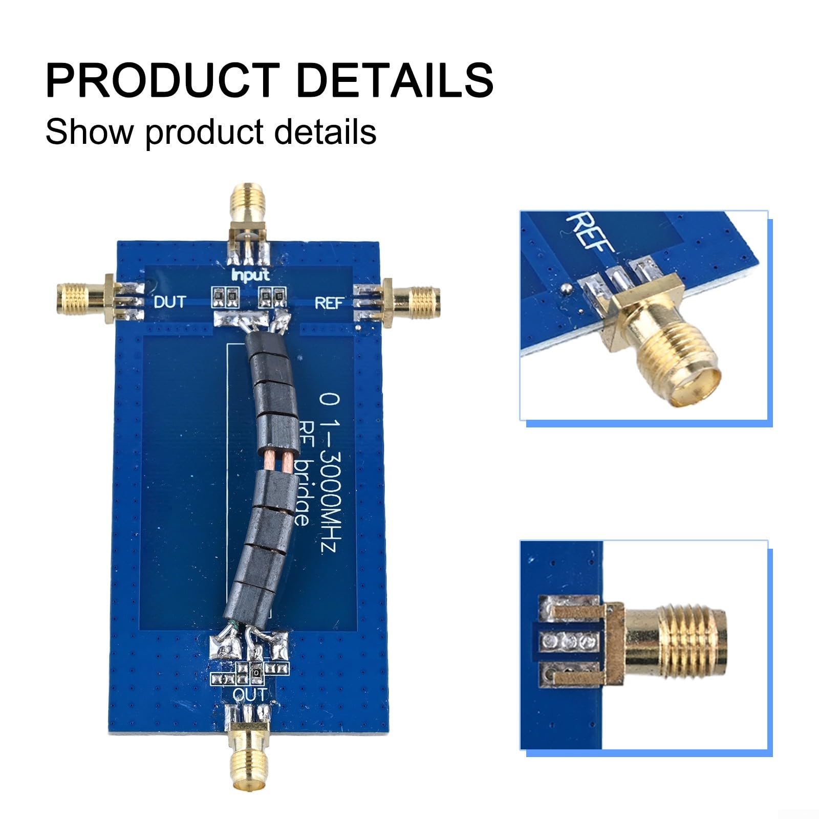 Pont réfléchissant RF SWR, carte d'antenne SWR avec connecteur SMA compatible avec coupleur directionnel