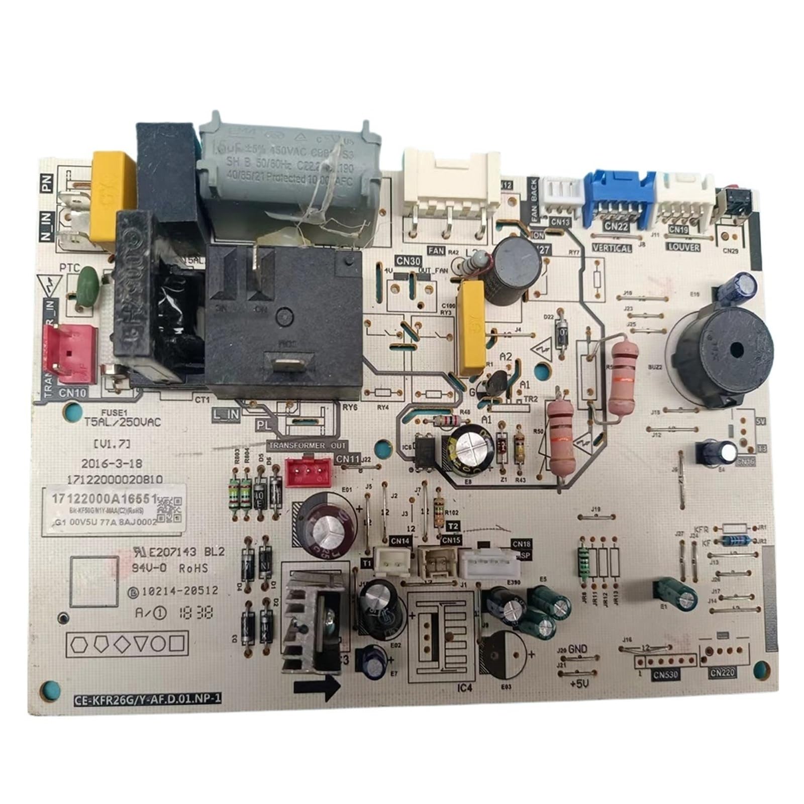 EEZII Air Conditioning Motherboard 17122000020810 CE-KFR26G Y-AF.D.01.NP-1