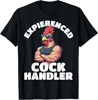 Funny Bachelorette Party Experienced Cock Handler T-Shirt