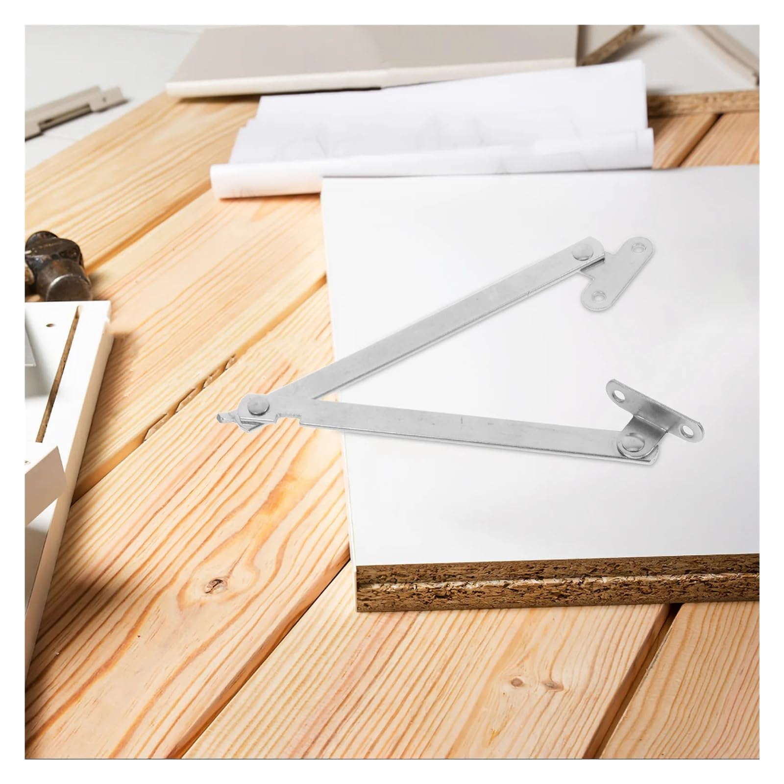 Bisagras de puerta con rodamiento de bolas de alta Bisagra Desplegable Plegable De 4 Piezas, Resistente, Ajustable