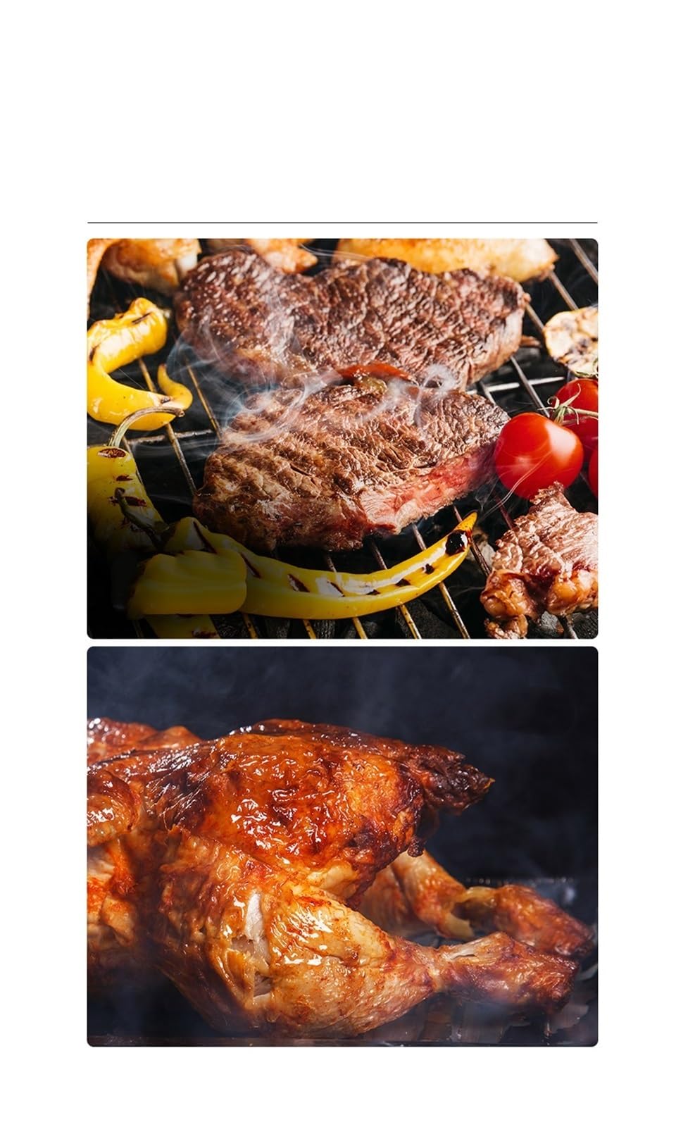 Barbecue a gas in acciaio inox con fornello laterale, griglia da patio in stile americano, per cucinare all'aperto in giardino, patio e cortile della villa