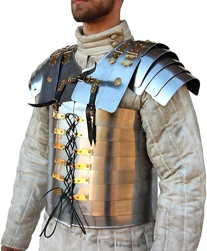 Miniatura 5 de NauticalMart Soldado Romano Militar Lorica Segmentata Cuerpo Armadura 0.63 oz Acero