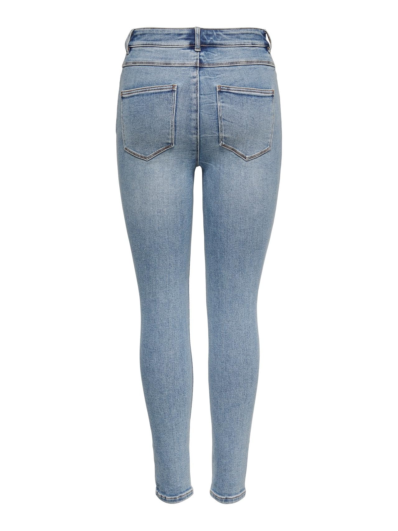 ONLY Female Skinny Jeans ONLMILA Hohe Taille Skinny Fit Knöchellang Jeans