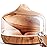 Porseme 500ml Essential Oil Diffuser, Aroma Ultrasonic Humidifier with Remote Control, BPA Free, Auto Shut-Off, Timer Setting for Large Room Sleeping Yoga