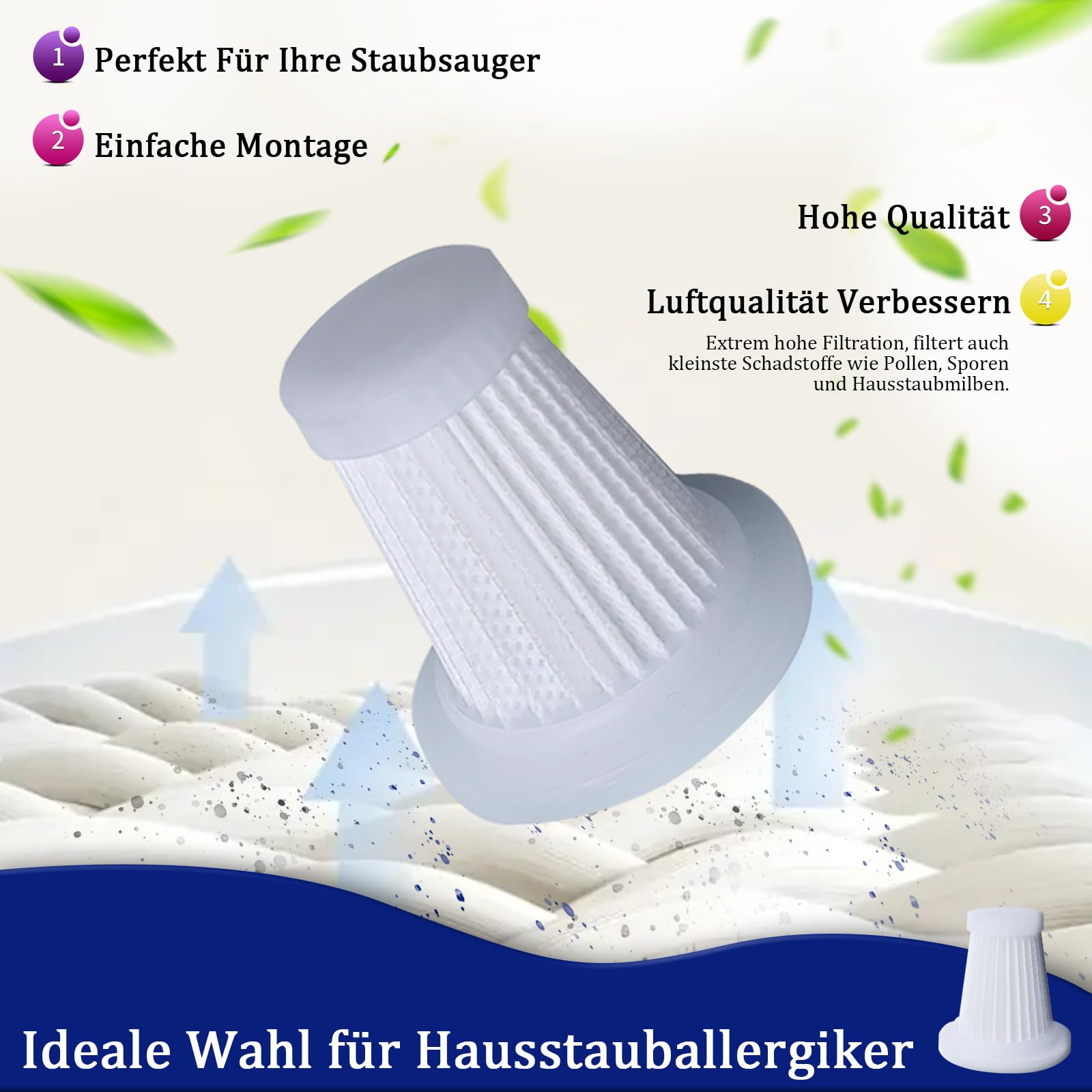 Wasbare Filters Draadloze Stofzuiger Vervangingsfilters Voor Kalado KCV01 Stofzuiger – 2-pack, Wasbaar En Herbruikbaar, Hoog Efficiëntie Ontwerp Stofzuiger Onderdelen Wasbare Filters Draadloze Stofzuiger Vervangingsfilters Voor Kalado KCV01 Stofzuiger – 2-pack, Wasbaar En Herbruikbaar, Hoog Efficiëntie Ontwerp Stofzuiger Onderdelen