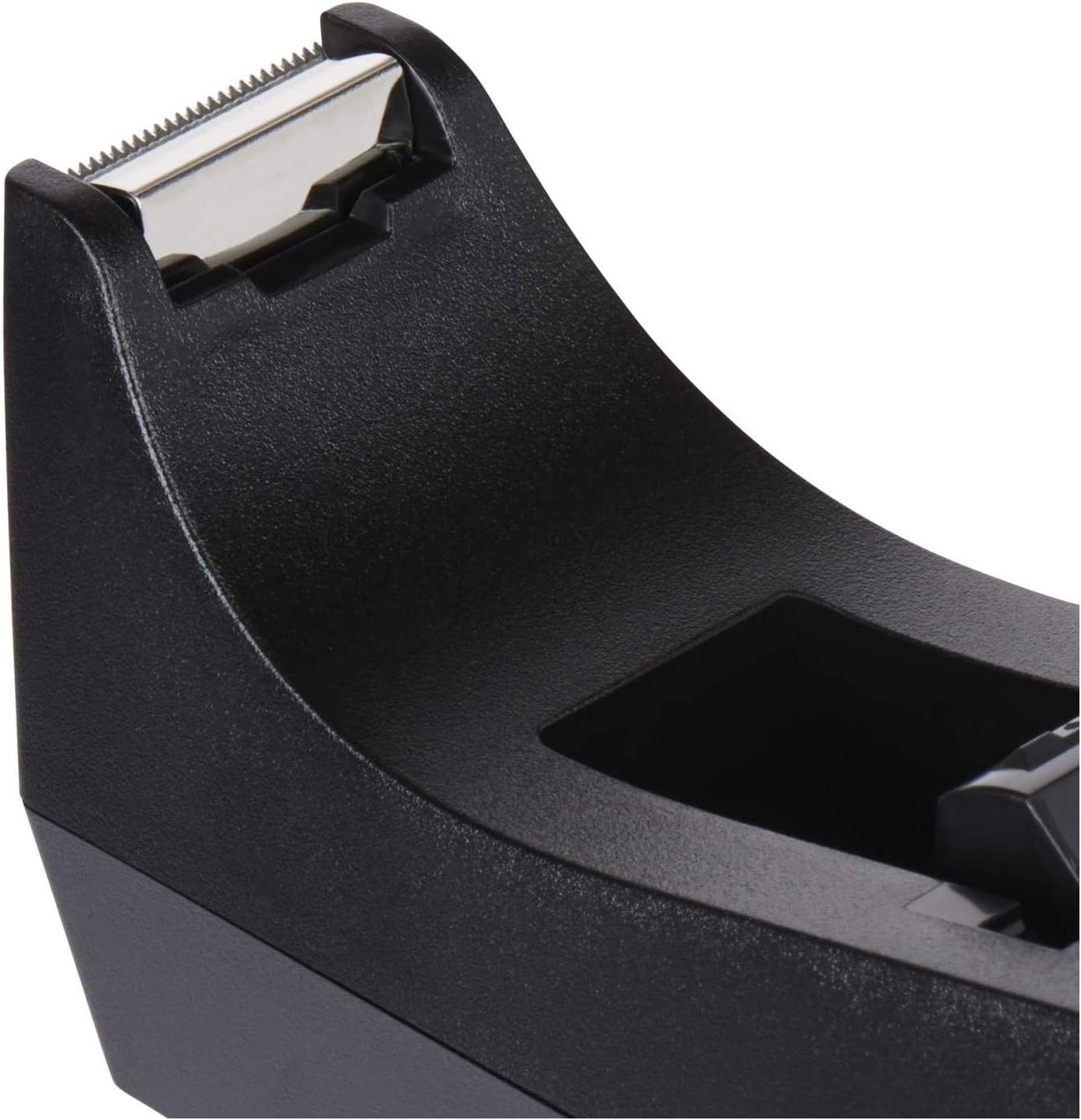 Scotch Desktop Tape Dispenser, 1" Core, Weighted Non-Skid Base, Black : Office Products