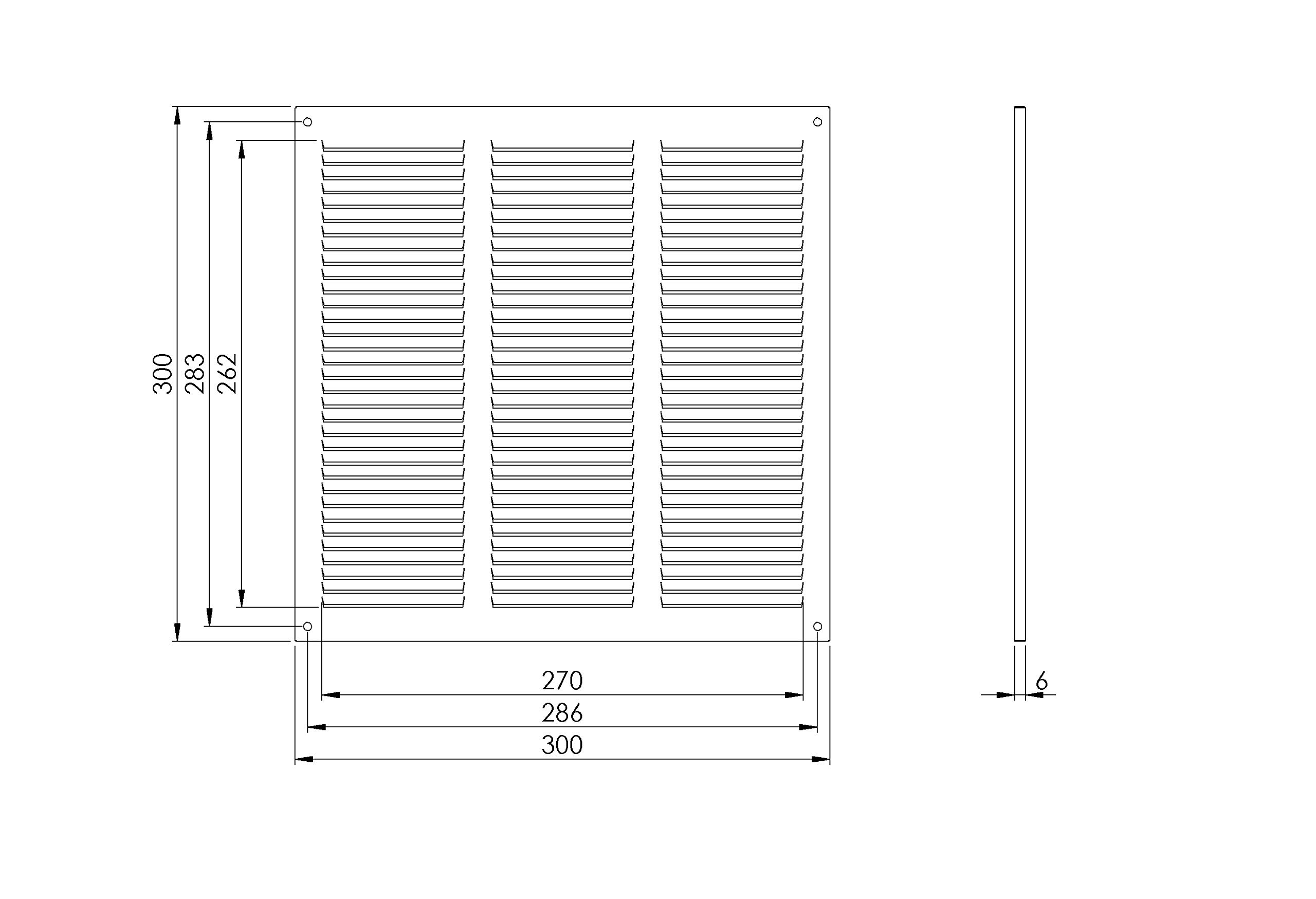 LIRAST 300x300mm Vent Cover Galvanised Steel, 12x12 inch Wall Vent Cover with Insect Mesh, Ceiling Soffit Vents - Image 2