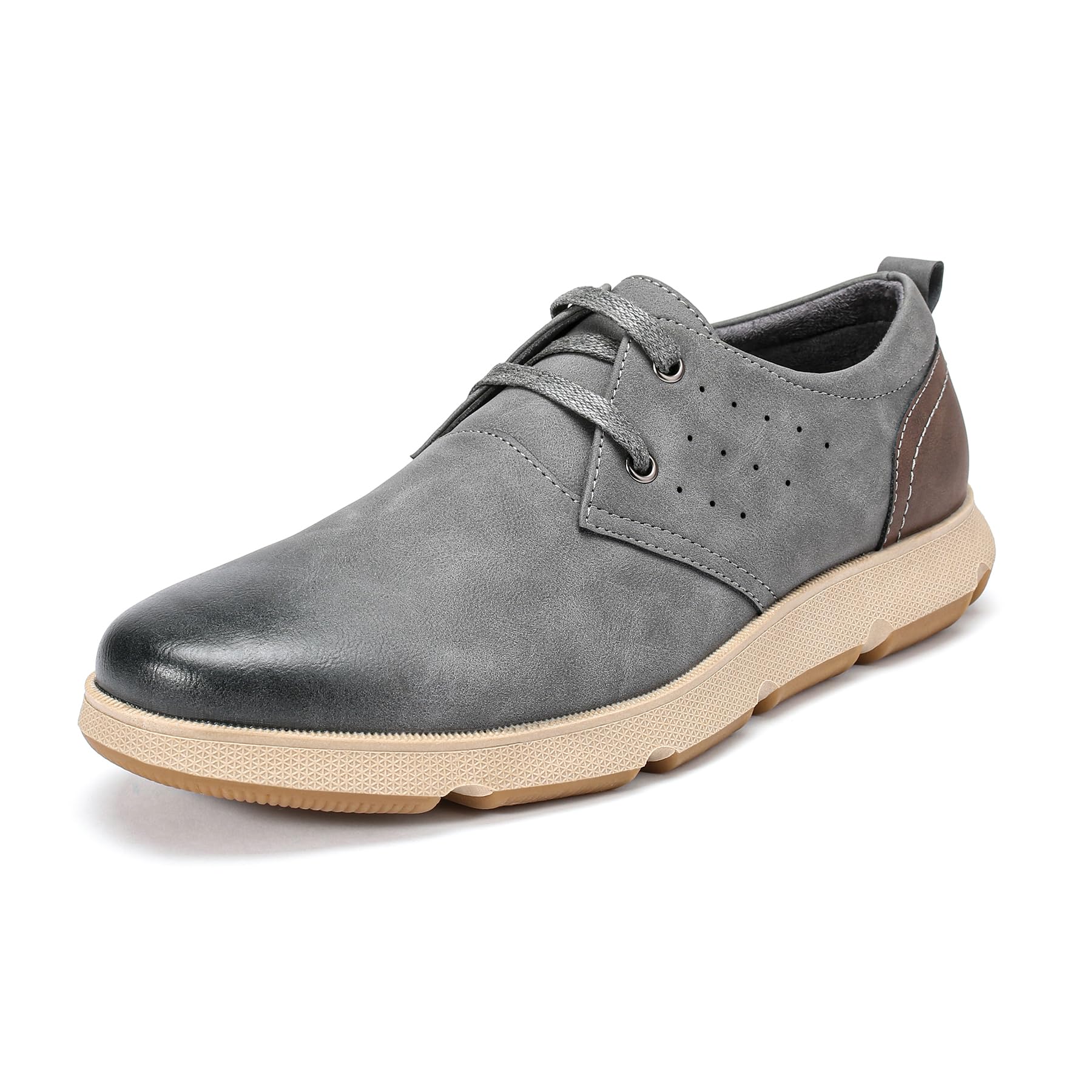 Allthemen Scarpe Casual Uomo Basse Oxford in Pelle PU Leggere Stringate Derby Mocassini Scarpe per Business Office