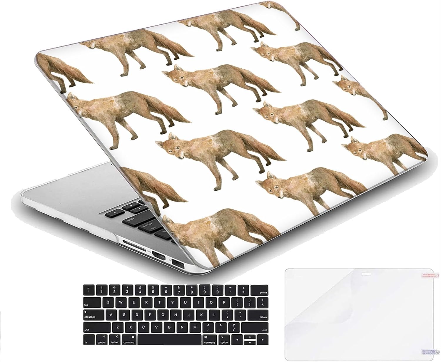 Compatible with MacBook Neo 13-inch, Hard Shell Case with Keyboard Cover and Screen Protector (A3404 A18 Pro chip, 2026 Release) - Wolf MD8757