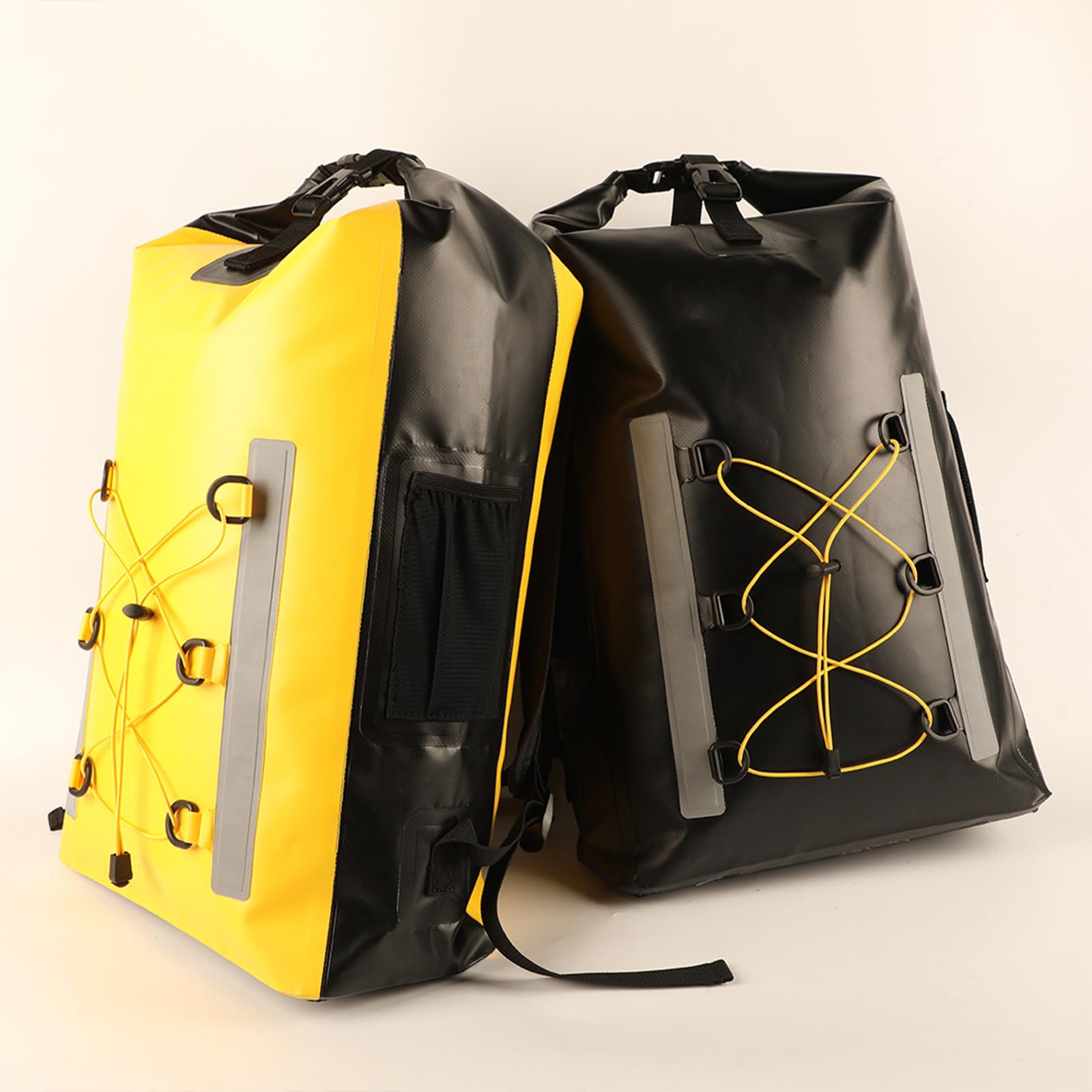 Sac étanche et léger - Grand sac à dos étanche - 30 l - Avec poche en maille - Sangle réglable