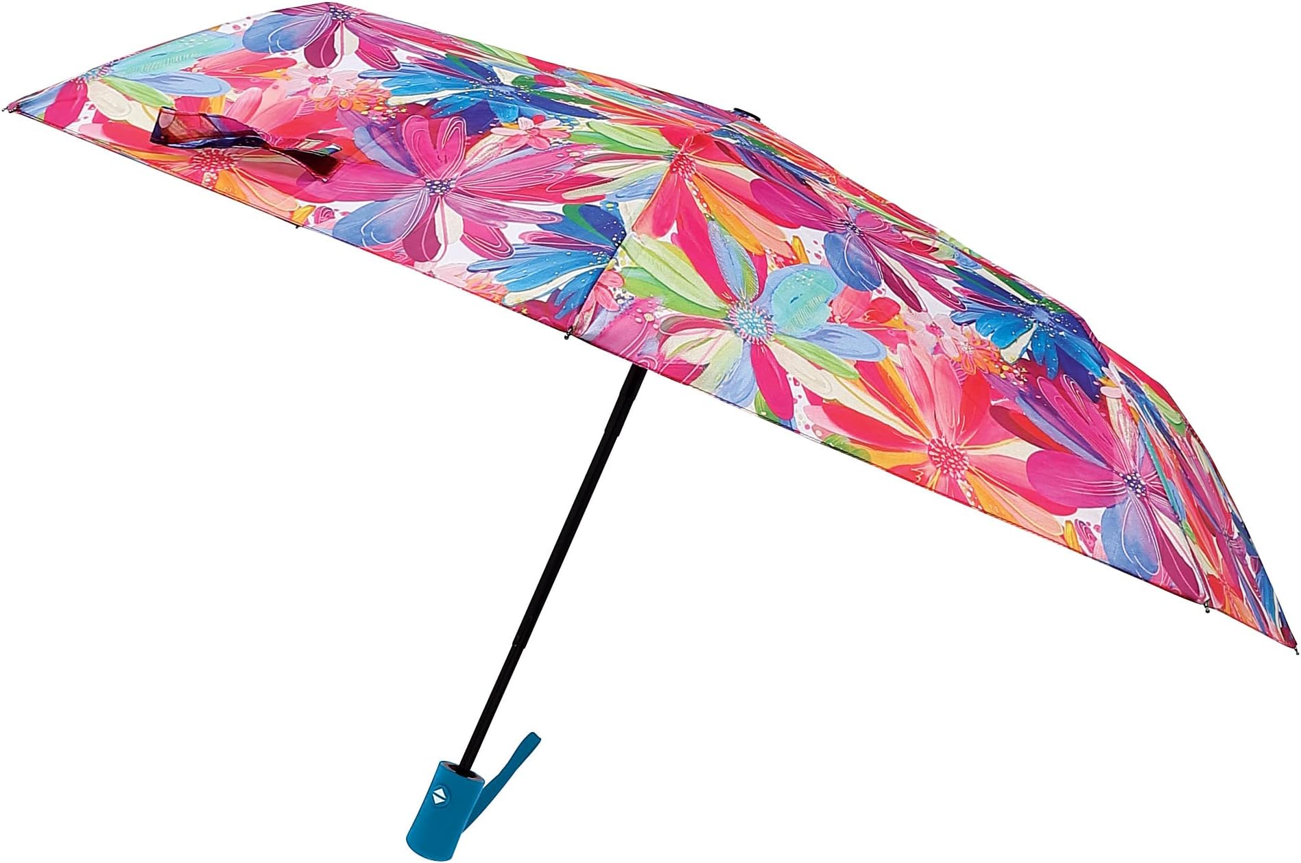 Izzy and Oliver EttaVee Jessi's Garden Floral Fashion Travel Umbrella with Cover, 11.22 Inch, Multicolor
