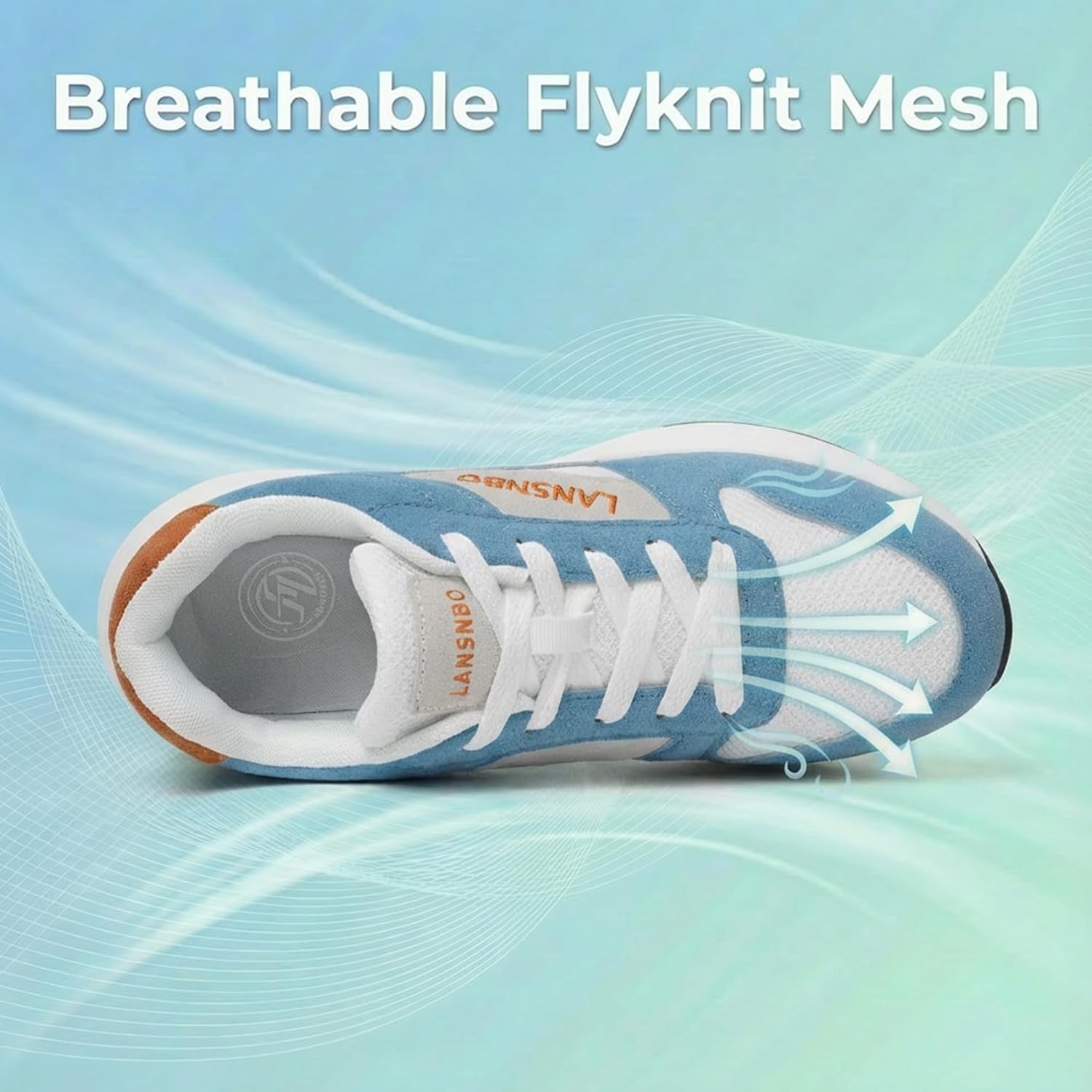 Women's Running Walking Shoes Wide Cushioned Comfortable Breathable Lightweight Non-Slip Athletic Fashion Sneakers for Tennis Gym Workout Fitness Cross Training Casual Footwear - Image 3