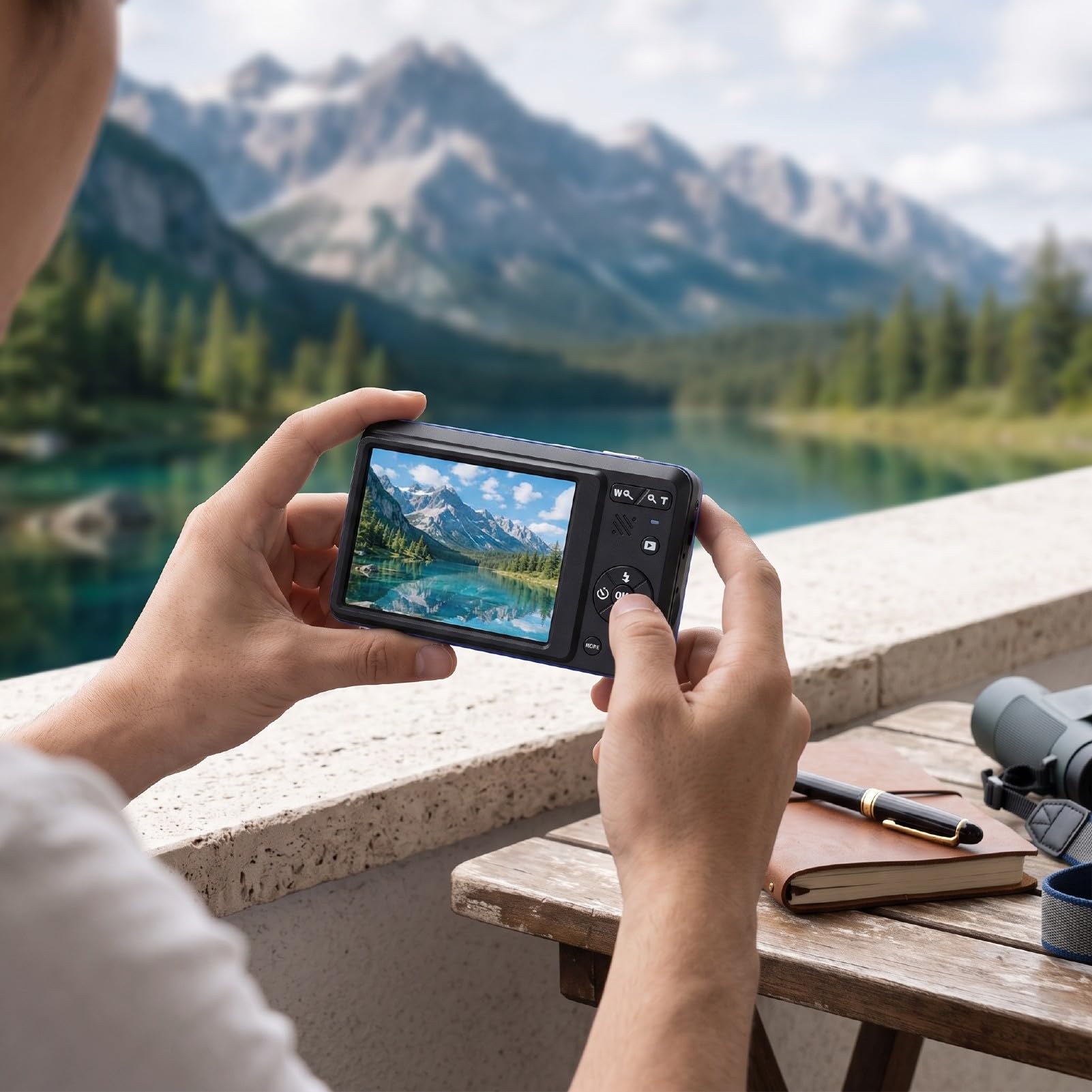 Appareil Photo Numérique 4K avec Mise au Point Automatique et 64