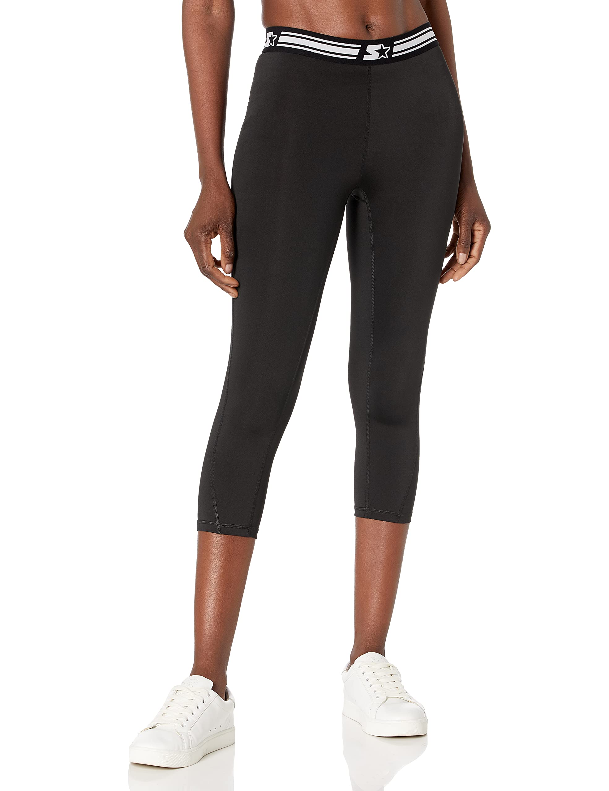 Starter Women's 20" Light-Compression Athletic Capri Legging, Amazon Exclusive