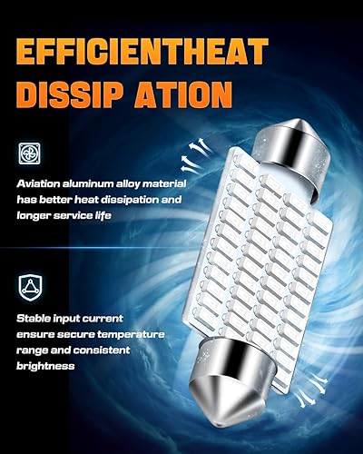 Miniatura 39 de LUYED Juego de chips 2 X 570 de luz súper brillante 3014 48-EX 569 578 211-2 212-2 focos LED para luz de domo, blanco xenón