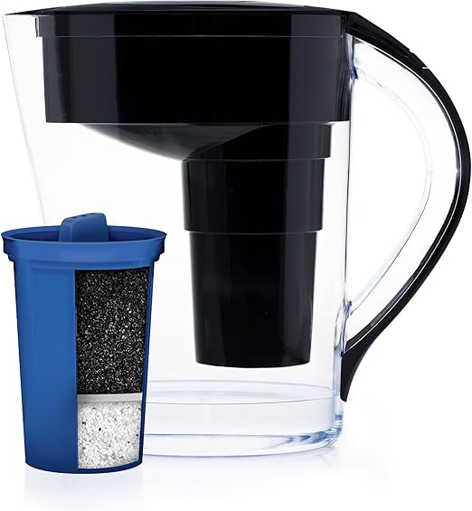 Santevia MINA Alkaline Water Filter Pitcher Water Filtration System