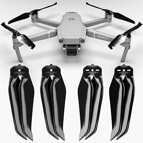 Miniatura 3 de Master Airscrew Bundle - Hélices Stealth para DJI Mavic 2 - Azul + Negro