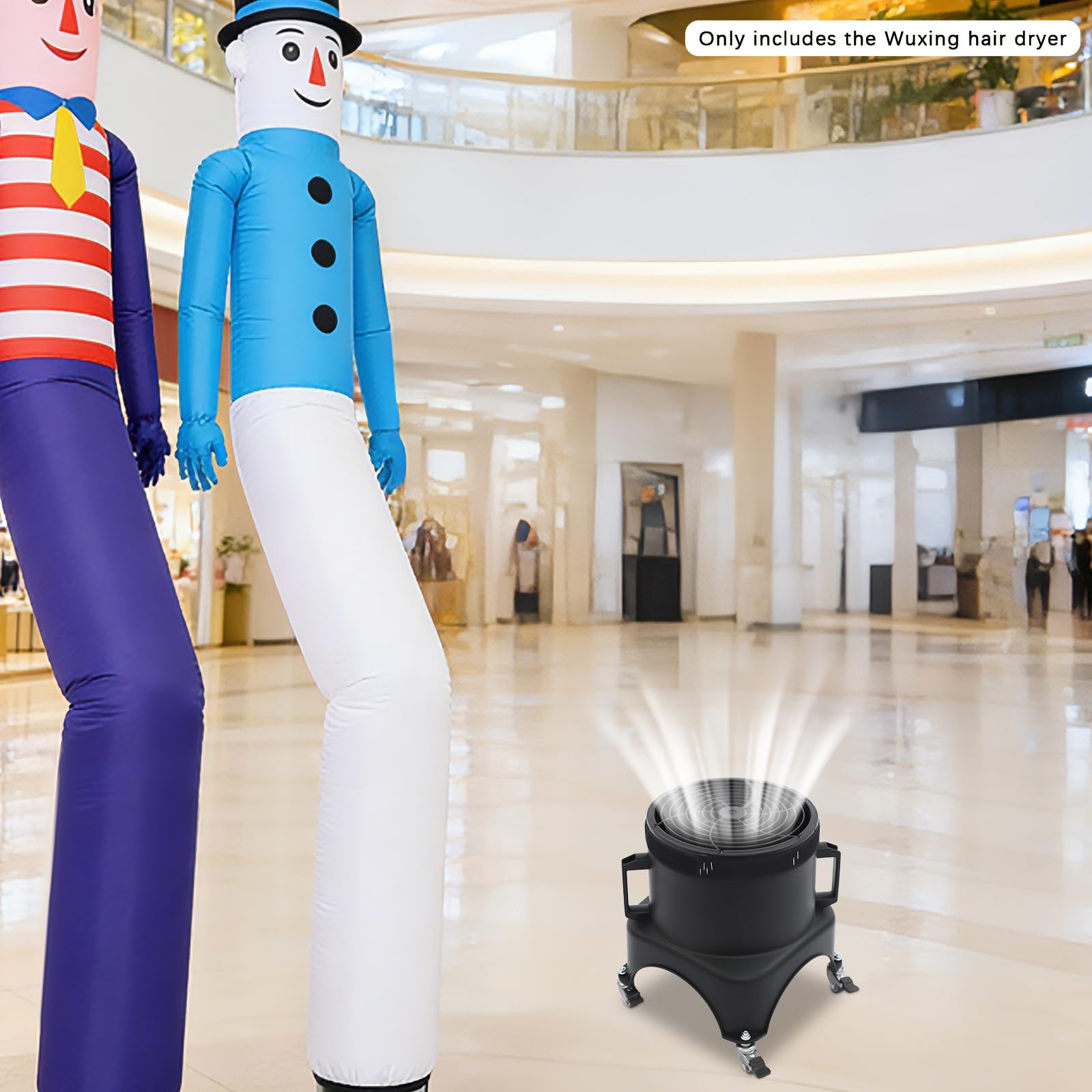 Inflatable Air Dancer Gebläse 180W, Air Blower 22cm Luftauslass für Werbung Festival Party