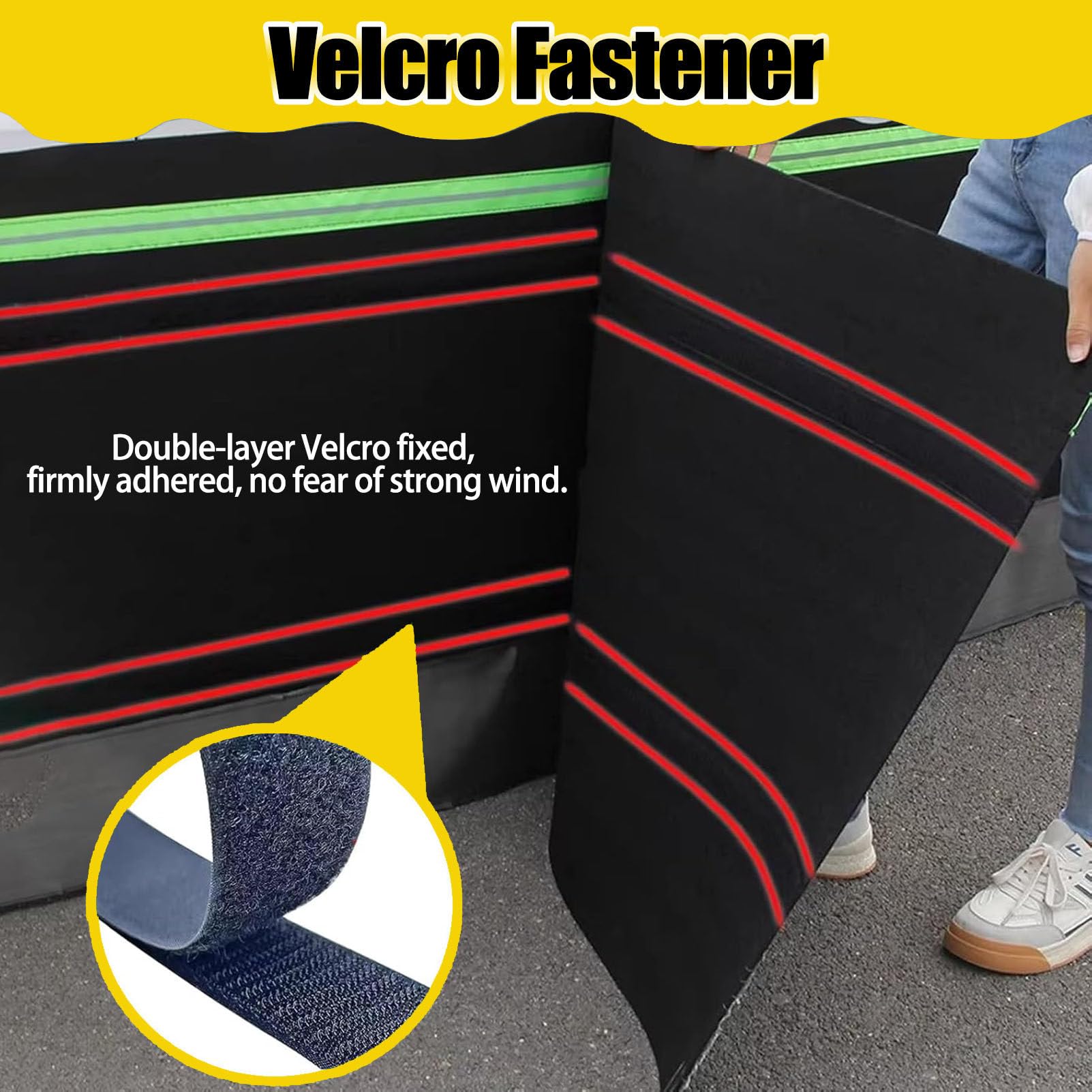Faldón para Autocaravanas En Invierno, Faldón Aislante para Caravanas con Base De Malla De Acero Reforzada, Base Resistente Al Viento Y Apta para Cualquier Clima para Remolques Viaje 14m/46ft