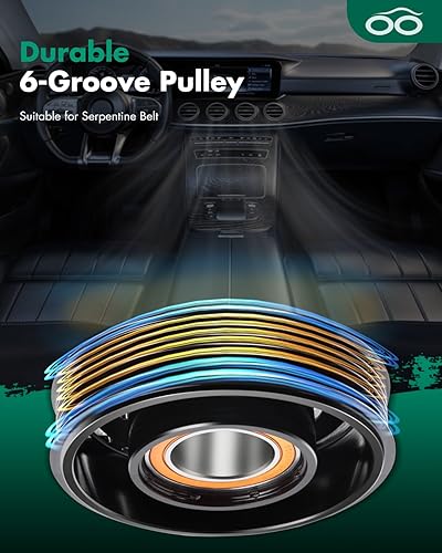 Miniatura 379 de SCITOO Compresor de CA para Acura TSX 2.4L 2004 2005 2006 2007 2008, CO 10849T Compresor de aire acondicionado con embrague 38810RBBA01 10360661